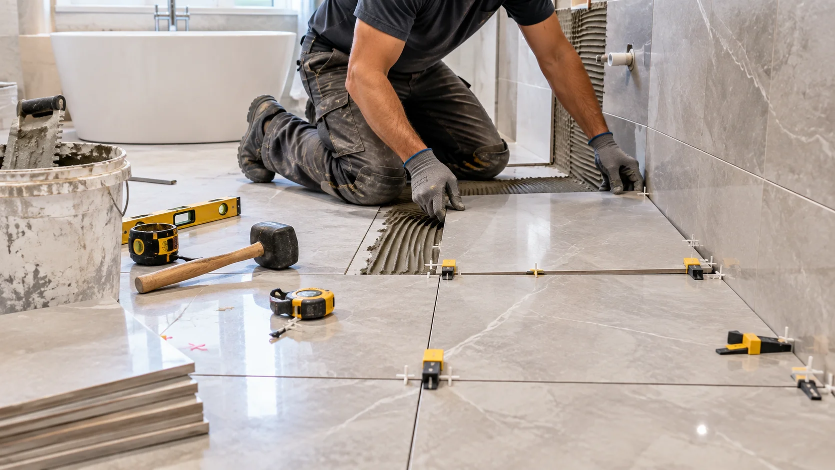 Tile installation labour costs