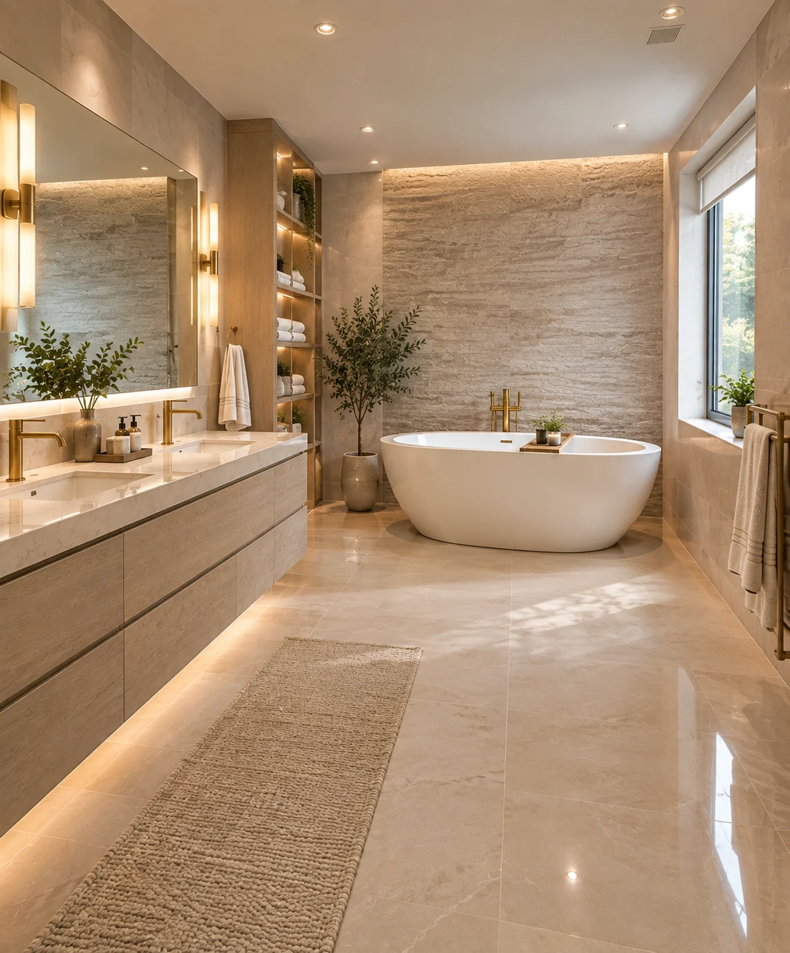 Start your bathroom renovation in Thornhill with modern fixtures, a stylish vanity, walk-in shower, and functional bathroom design