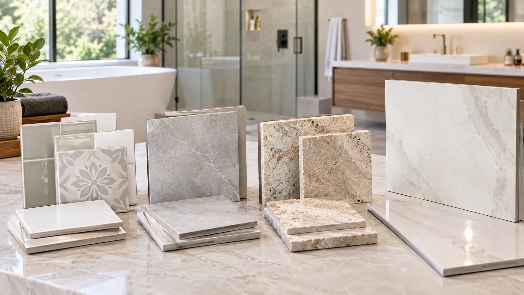 Tile material costs for bathroom renovation