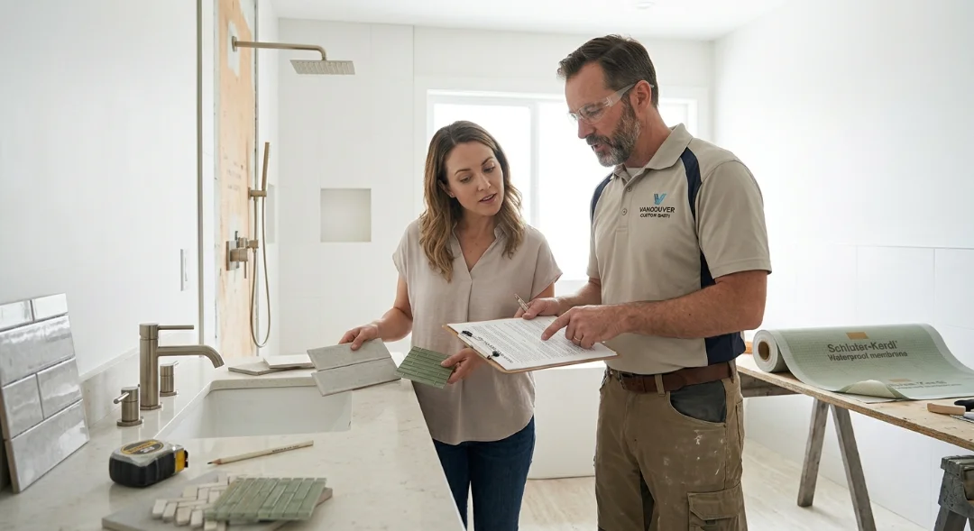 Questions to ask before hiring a bathroom contractor in Thornhill about quotes, plumbing, waterproofing, and timelines.
